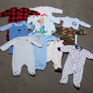10 baby outfits 0 to 3 months/ 3 months bundle